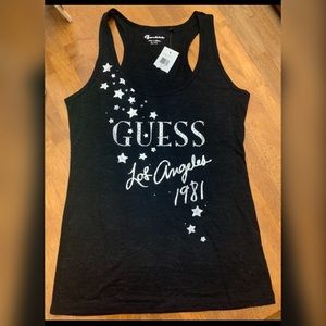GUESS Tank Top Black